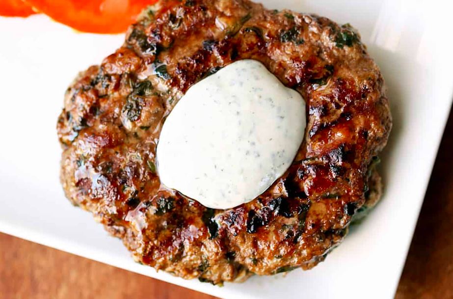 Lamb & Feta Burgers with Minty Yogurt → Culinary